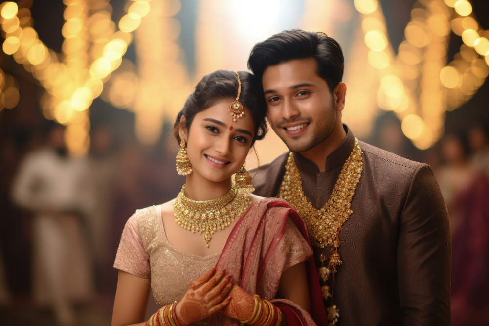 Indian Wedding Couple - Gahoi Rishtey